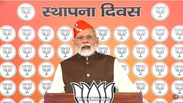 BJP dedicated to 'rashtra bhakti', rivals for 'parivar bhakti', says PM Modi at party's foundation day BJP dedicated to 'rashtra bhakti', rivals for 'parivar bhakti', says PM Modi at party's foundation day