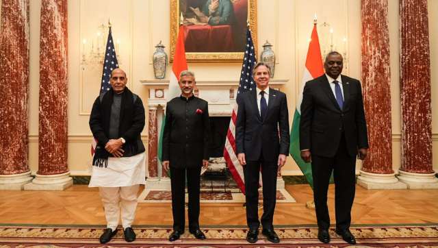At 2+2 dialogue with US, Jaishankar says India working towards mitigating global volatility, unpredictability At 2+2 dialogue with US, Jaishankar says India working towards mitigating global volatility, unpredictability