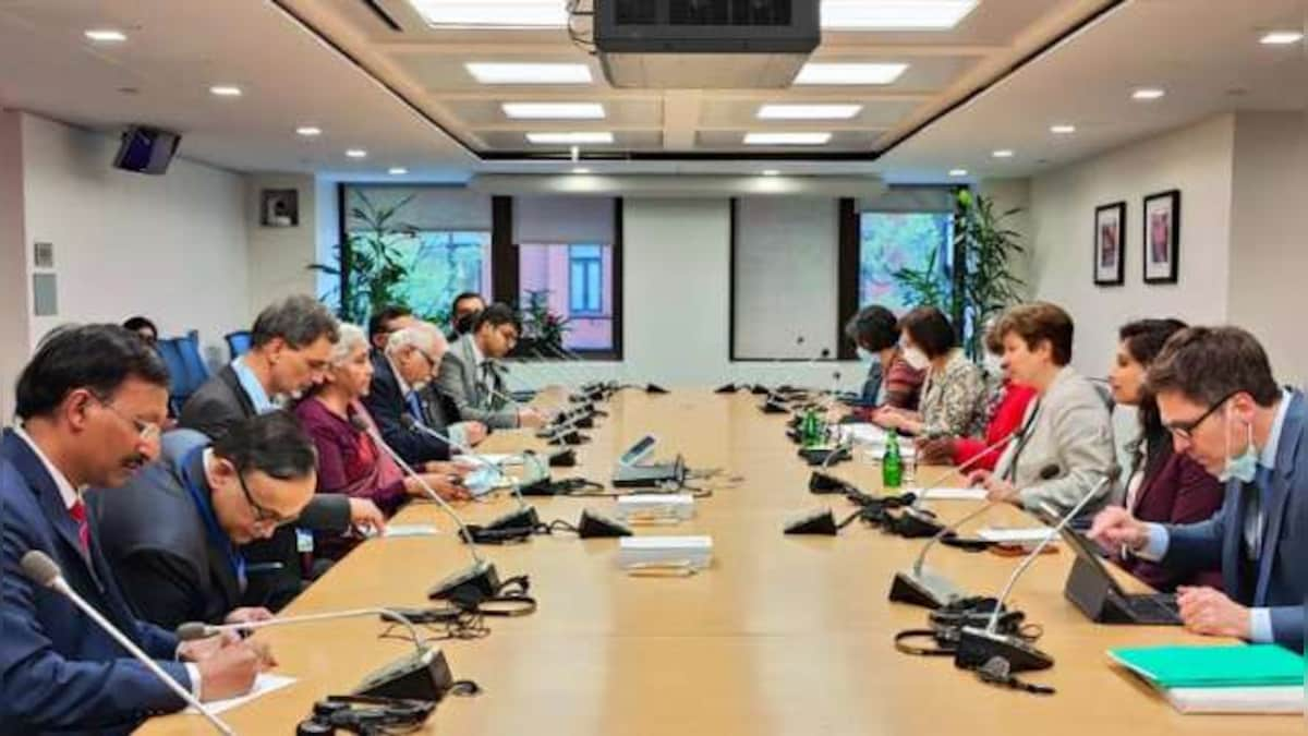 Finance Minister Sitharaman meets IMF chief, discusses impact of recent 'geopolitical developments' on global economy