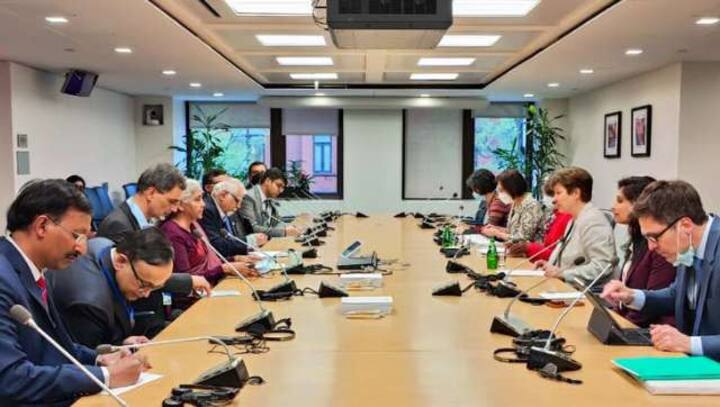 Finance Minister Sitharaman meets IMF chief, discusses impact of recent 'geopolitical developments' on global economy