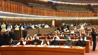 Pakistan National Assembly to meet again on 11 April to elect new PM after Imran Khan removed through no-confidence vote