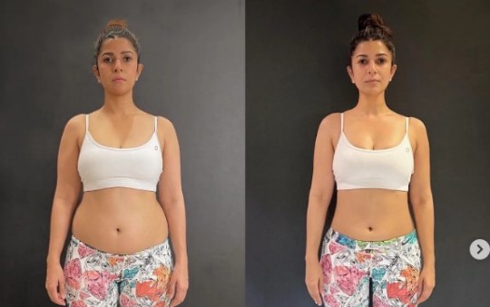 Nimrat Kaur shares her before and after weight gain photos for role in Dasvi, pens note on body positivity Nimrat Kaur shares her before and after weight gain photos for role in Dasvi, pens note on body positivity
