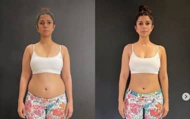 Nimrat Kaur shares her before and after weight gain photos for role in Dasvi, pens note on body positivity