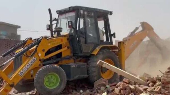 Yogi Adityanath's bulldozer razes SP leader Usman's 'illegal' property in Ghaziabad built on 60 bighas of govt land