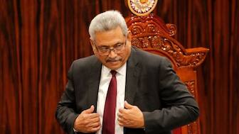 Sri Lanka's president urges all lawmakers to work together for solution when country is in 'dire straits'