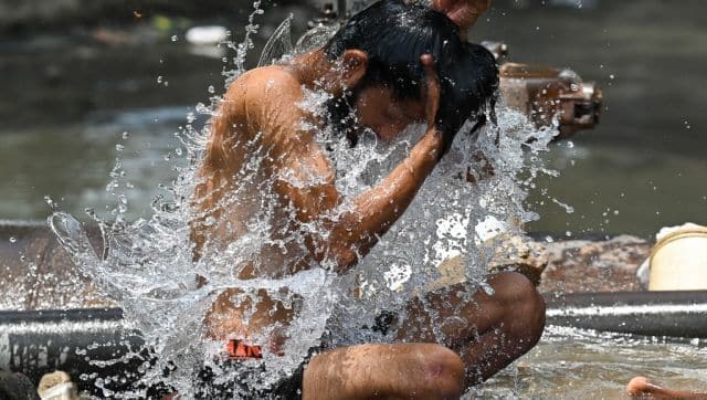 Northwest India this year recorded the hottest March in 122 years. AFP