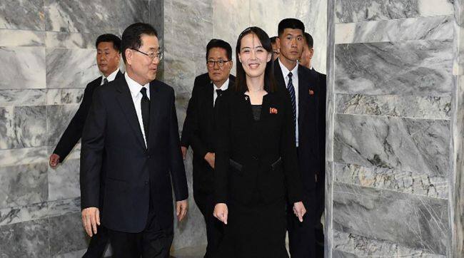 Kim Yo Jong is responsible for the isolated nation’s relations with South Korea. South Korean Unification Ministry/AFP