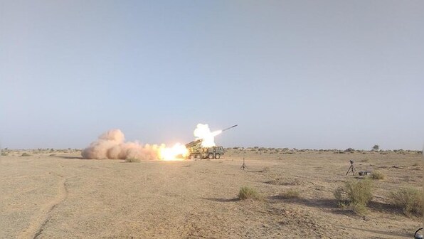 India successfully test-fires Pinaka missile systems at Pokhran