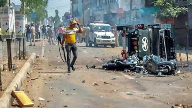 Khargone city in Madhya Pradesh was one of the states to witness communal clashes on Ram Navami wherein stones were hurled, vehicles torched and some houses damaged, leading to the clamping of curfew in the entire city. PTI