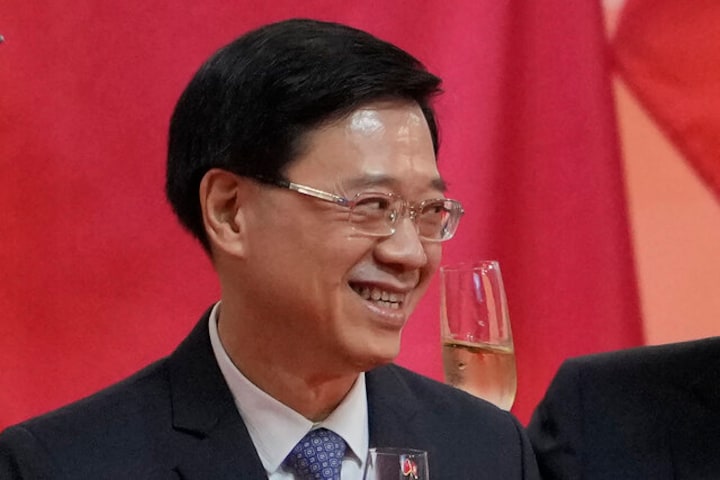 Hong Kong security chief John Lee resigns, announces leadership bid