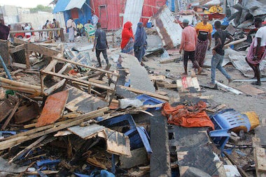 Somalia: At least six killed in al-Shabab suicide blast at a restaurant in capital Mogadishu