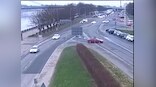 Watch: Parked car slides down busy road, plunges into river in Europe; video goes viral