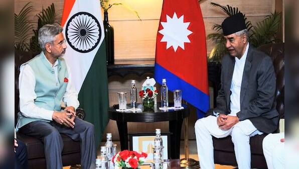 Nepal PM Sher Bahadur Deuba meets Jaishankar during first official visit to India