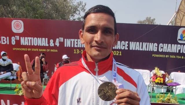 Sandeep Kumar, Ravina win National 20km race walk titles Sandeep Kumar, Ravina win National 20km race walk titles