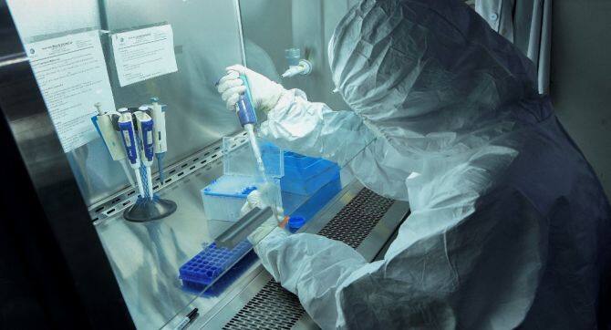 Analysing wastewater for traces of the infectious disease to quickly identify which communities are experiencing an outbreak is cost-effective. AFP