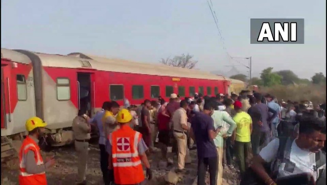 Maharashtra: Two injured after 11 coaches of LTT-Jaynagar Express derail near Nashik Maharashtra: Two injured after 11 coaches of LTT-Jaynagar Express derail near Nashik