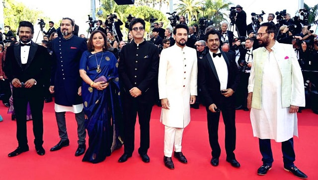 Cannes Film Festival 2022: Anurag Thakur leads Indian contingent at the red carpet Cannes Film Festival 2022: Anurag Thakur leads Indian contingent at the red carpet