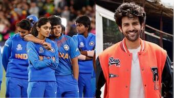 Women's Cricket Team celebrates win with Kartik Aaryan's hook step; See video