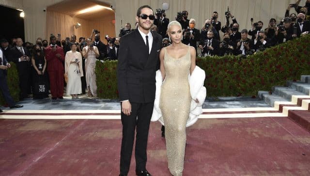Pete Davidson and Kim Kardashian at The Metropolitan Museum of Art's Costume Institute benefit gala