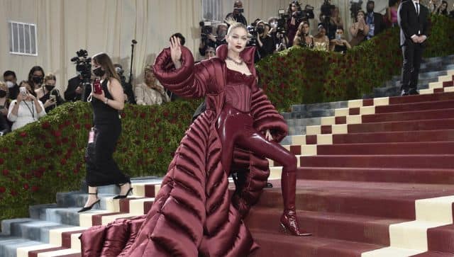 Gigi Hadid at The Metropolitan Museum of Art's Costume Institute benefit gala