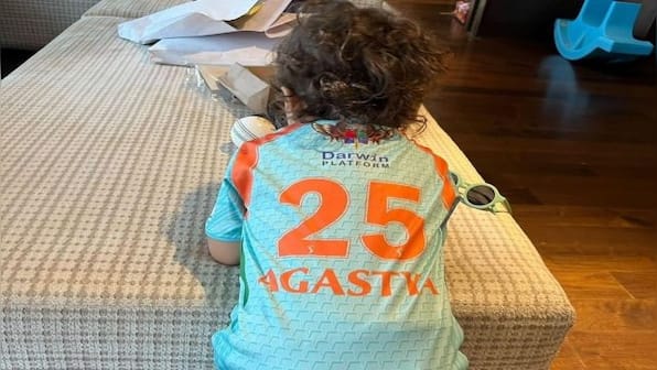 'Got my lucky charm...': Krunal Pandya shares Hardik’s son's photo in LSG jersey before clash against GT