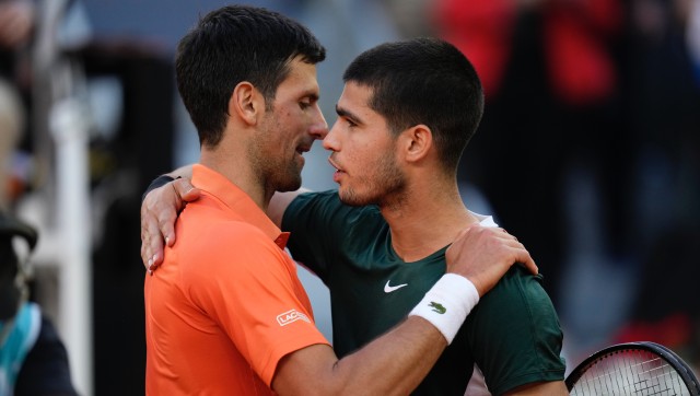 Novak Djokovic turns spotlight on Carlos Alcaraz ahead of Roland Garros Novak Djokovic turns spotlight on Carlos Alcaraz ahead of Roland Garros