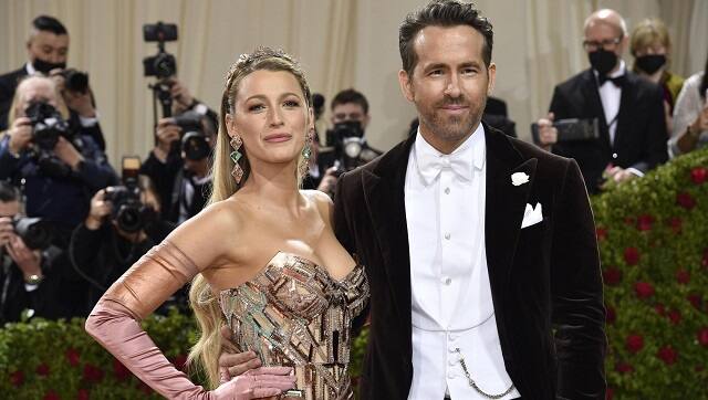 Blake Lively, left, and Ryan Reynolds attend The Metropolitan Museum of Art&rsquo;s Costume Institute benefit gala celebrating the opening of the 