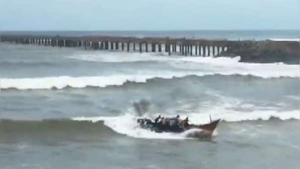 Cyclone Asani: Fishermen out in sea despite warning narrowly escape as boats capsize off Odisha’s Ganjam coast; WATCH