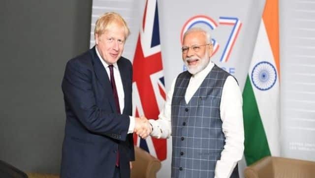 PM Modi and Boris Johnson