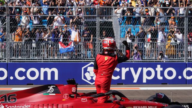 Miami Grand Prix 2022: Ferrari's Charles Leclerc grabs pole and praises 'crazy' Miami fans Miami Grand Prix 2022: Ferrari's Charles Leclerc grabs pole and praises 'crazy' Miami fans