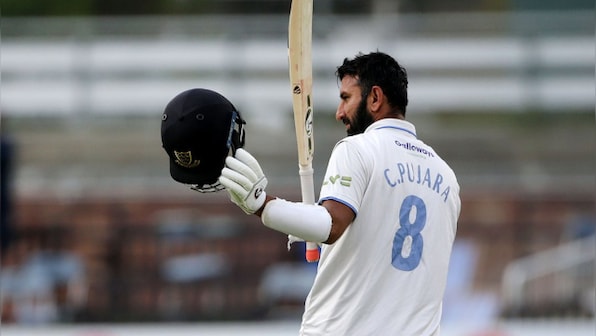 Cheteshwar Pujara continues fine form for Sussex with fourth consecutive century in County Championship