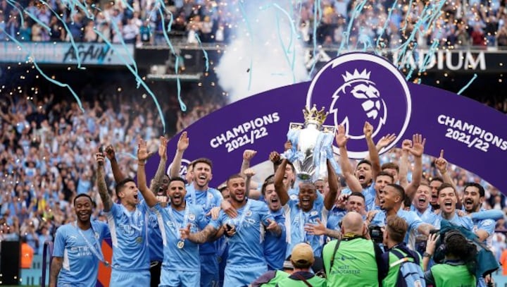 Watch: Manchester City's wild Premier League title celebrations