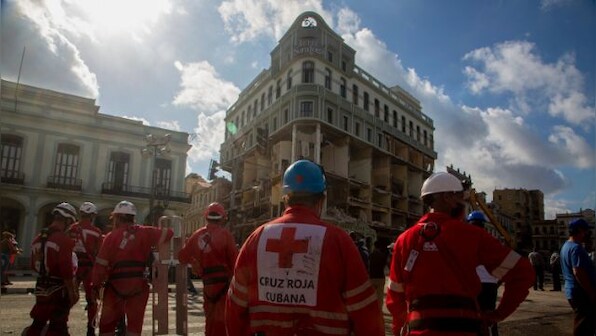 Havana hotel death toll increased to 31 as crews with dogs search for survivors