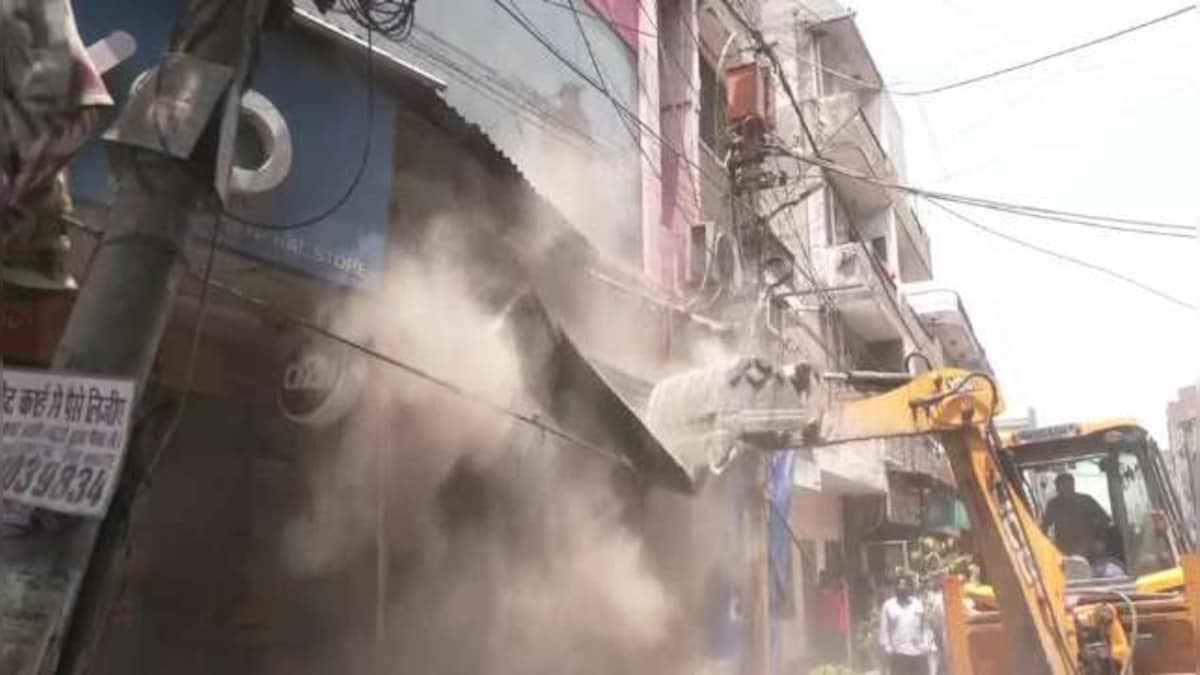 Delhi anti-encroachment drive: Civic stadium in Mangolpuri, illegally occupied places in Karol Bagh, Samaypur Badli razed