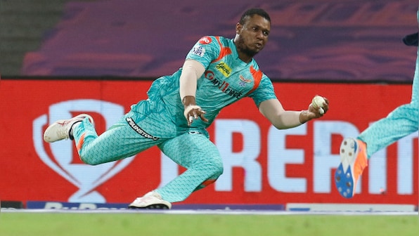 IPL 2022: 'Catch of the tournament', Twitter reacts to Evin Lewis' stunning one-handed grab to dismiss Rinku Singh