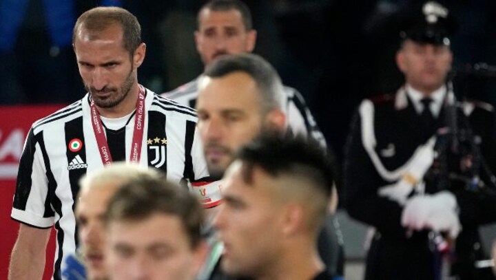 Giorgio Chiellini confirms he will leave Juventus at end of season