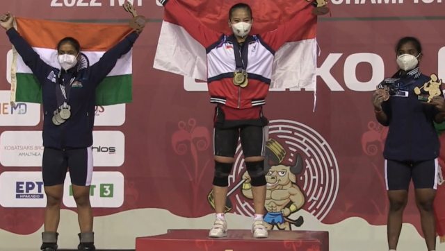 Gyaneshwari Yadav clinches silver, V Rithika wins bronze in Junior World Championships Gyaneshwari Yadav clinches silver, V Rithika wins bronze in Junior World Championships