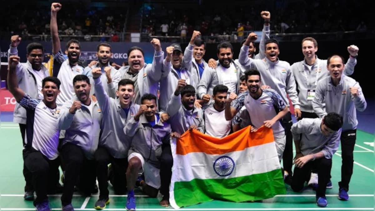 Thomas Cup: India win historic gold medal after beating Indonesia in final