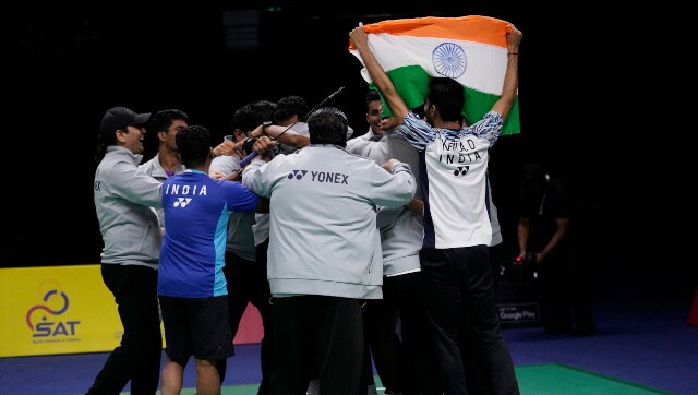 Thomas and Uber Cup: Indian men's team registers historic triumph over Denmark to enter maiden final