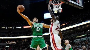 NBA: Jayson Tatum helps Boston Celtics tie Eastern finals at 1-1 vs Miami Heat