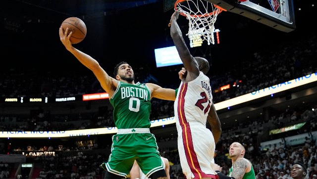 NBA: Jayson Tatum helps Boston Celtics tie Eastern finals at 1-1 vs Miami Heat NBA: Jayson Tatum helps Boston Celtics tie Eastern finals at 1-1 vs Miami Heat