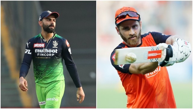 Virat Kohli (L) and Kane Williamson (R) have struggled with the bat this IPL season. Image: Sportzpics