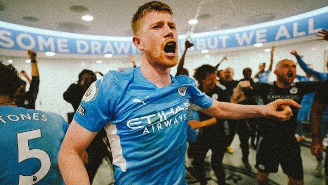 Watch: Manchester City’s dressing room celebrations after dramatic Premier League title-Sports News , Firstpost