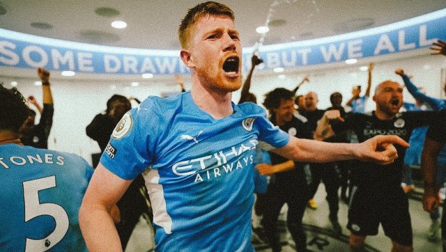 Watch: Manchester City's dressing room celebrations after dramatic Premier League title Watch: Manchester City's dressing room celebrations after dramatic Premier League title