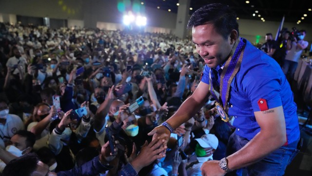 Manny Pacquiao concedes defeat in Philippines presidential election Manny Pacquiao concedes defeat in Philippines presidential election