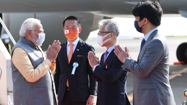 PM Modi arrives in Japan for two-day visit to attend Quad summit and bilateral meetings PM Modi arrives in Japan for two-day visit to attend Quad summit and bilateral meetings