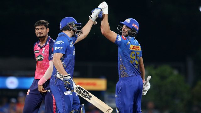 IPL 2022: 'Perfect gift for captain' Twitter celebrates as Mumbai Indians end losing streak IPL 2022: 'Perfect gift for captain' Twitter celebrates as Mumbai Indians end losing streak