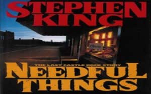 The title font used by Netflix for 'Stranger Things' is the same as the one used by Stephen King in his novel Needful Things