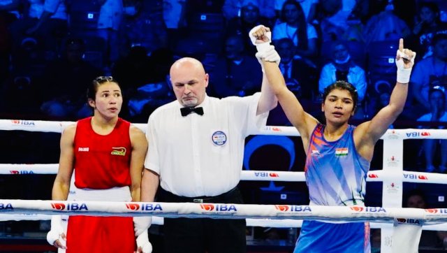 Women's World Boxing Championships: Nikhat Zareen storms into final, Manisha Moun signs off with bronze Women's World Boxing Championships: Nikhat Zareen storms into final, Manisha Moun signs off with bronze