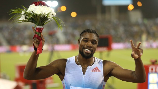 Noah Lyles claims key win amid Diamond League desert storm Noah Lyles claims key win amid Diamond League desert storm